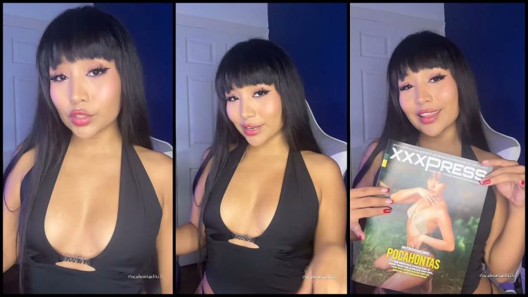 Pocahontas Shows off Her Self cover of XXXPress Magazine, Issue #4